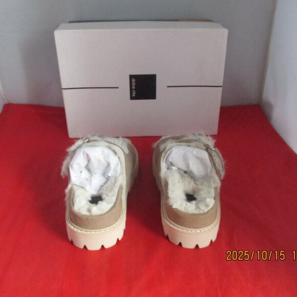 Dolce Vita Neelo Lug Footbed Sandals $120 - US Size 6 - Moss Nubuck - 1385 - Picture 7 of 11